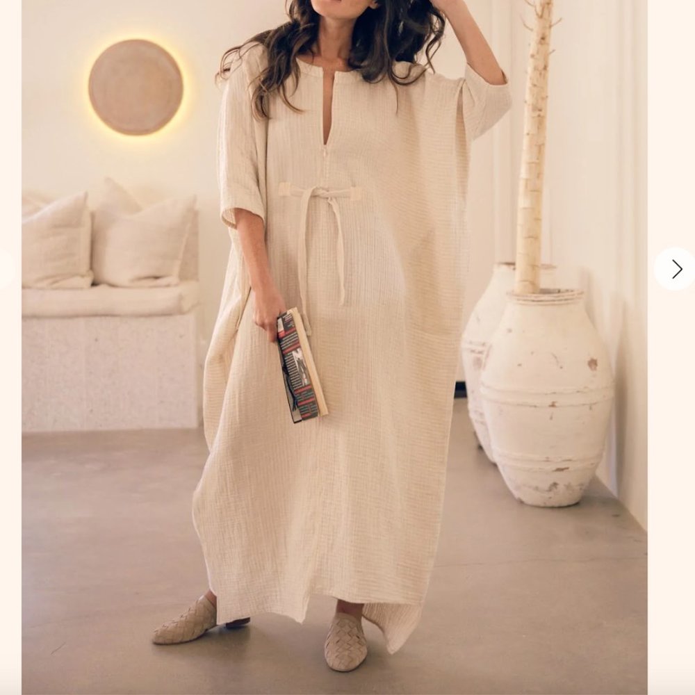 Oddbird Rüya Tunic in Cotton Gauze Ivory XS